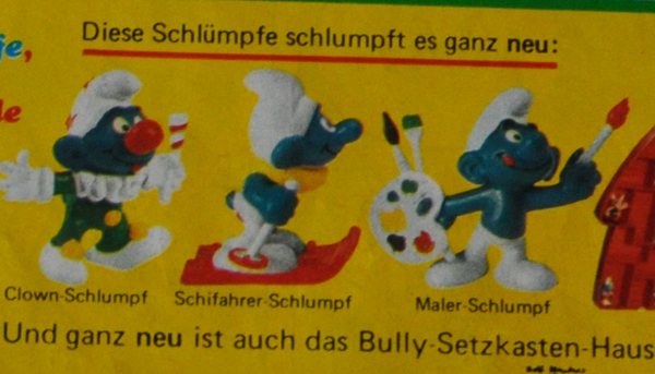 Schleich, Peyo, Bully - Smurfen - Unique Vintage Smurfs (52