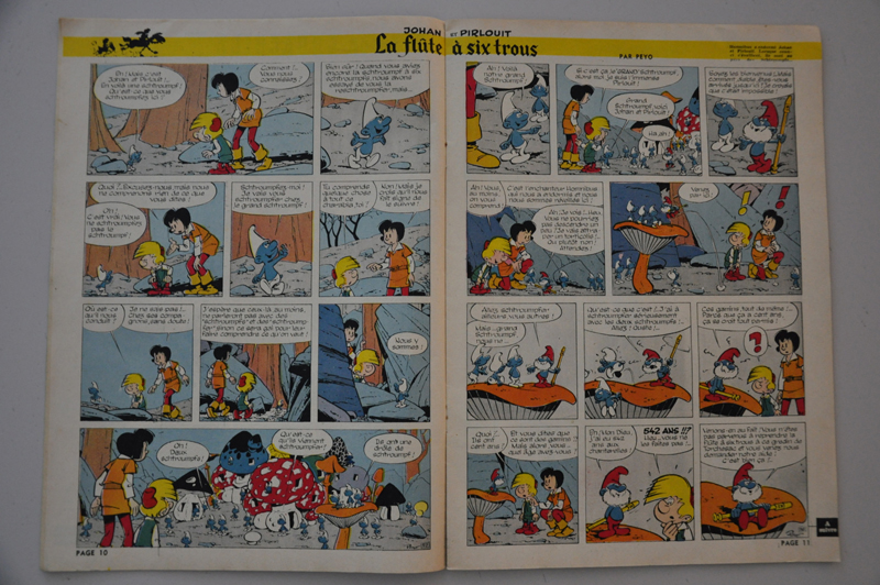 Spirou23.Octobre1958smurfstory